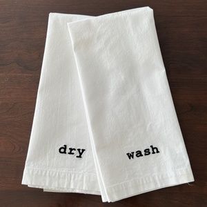 Pottery Barn Wash & Dry Guest Towels